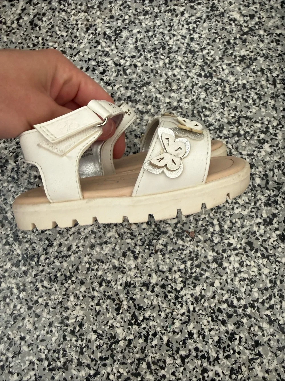 Toddler Jessica Simpson Sandals with Butterfly Accent